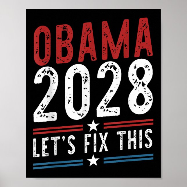 Affiche Obama 2028 Réparons cela (Devant)
