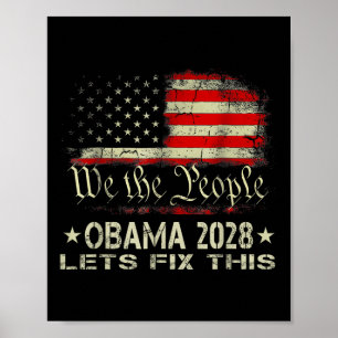Affiche Obama 2028 Réparons Cela Nous, Les Gens Nous Vinta