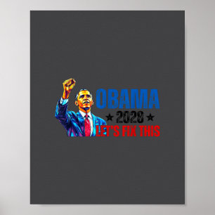 Affiche Obama 2028 Réparons Cela Obama 48e Président