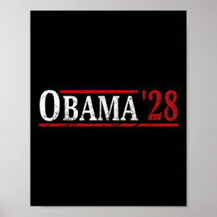 Affiche Obama 2028 Votez Obama Pour Président 2028 Vintage