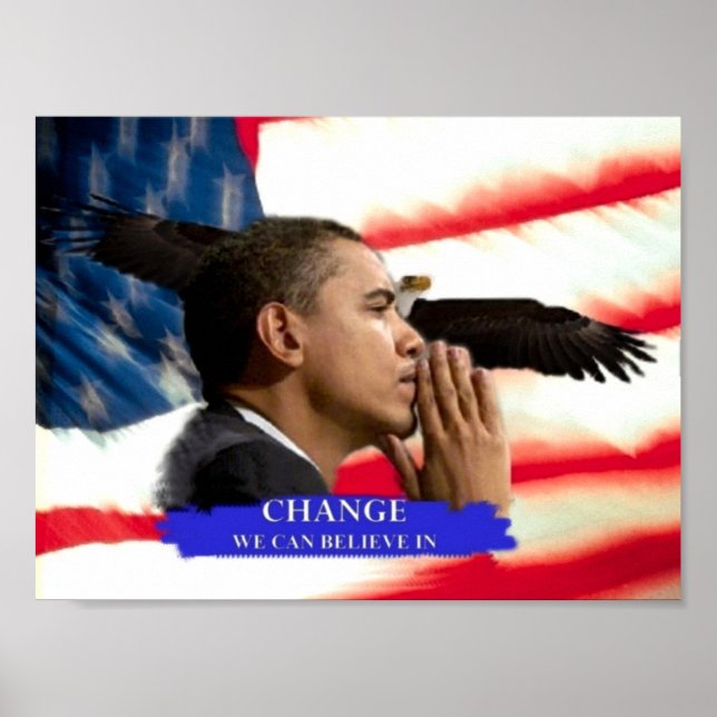 Affiche Obama change (Devant)