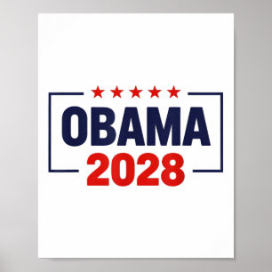 Affiche Obama pour le président 2028 Obama 2028