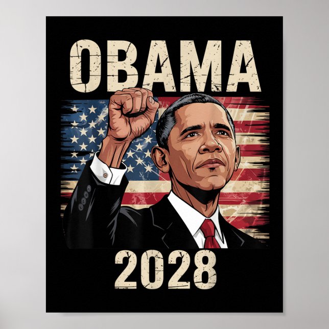 Affiche Obama pour le président 2028 Obama 2028 1 (Devant)