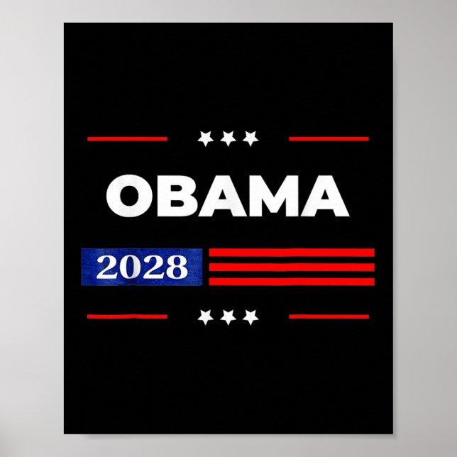 Affiche Obama pour le président 2028 Obama 2028 1 (Devant)