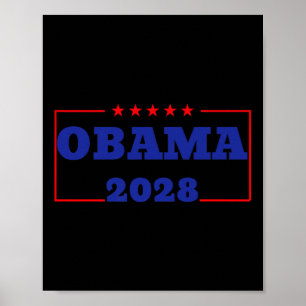Affiche Obama pour le président 2028 Obama 2028 48e Premiu