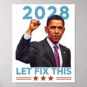 Affiche Obama Pour Le Président 2028 Obama 48ème Président