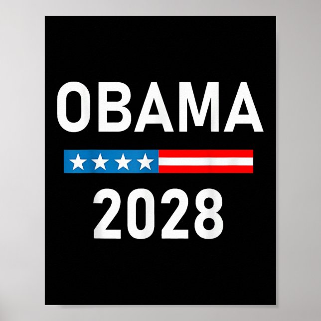 Affiche Obama pour le président Obama 2028 (Devant)