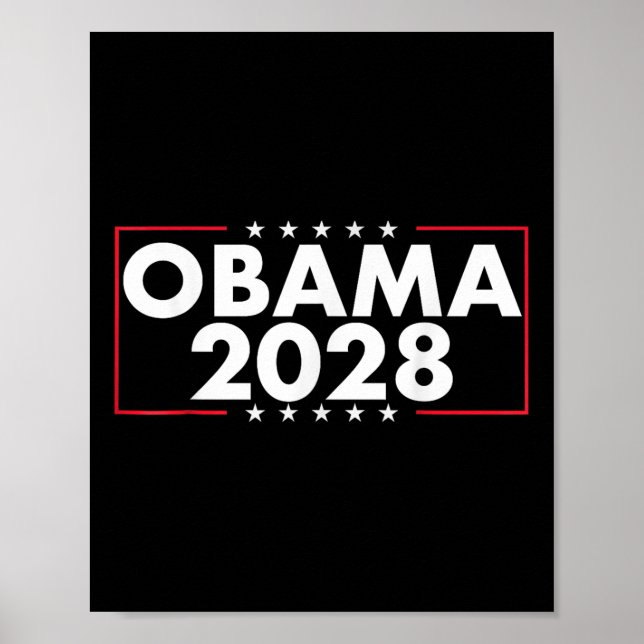 Affiche Obama Pour Président 2028 Obama 2028 0 (Devant)
