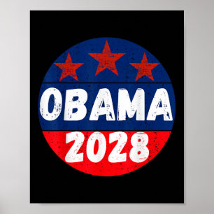 Affiche Obama pour président 2028 Obama 2028 pour hommes
