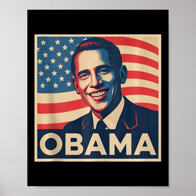 Affiche Obama Président 2028 Obama 48e Président De A (Devant)