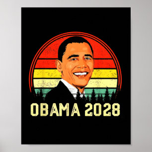 Affiche Obama Président Vintage 2028 Obama _1