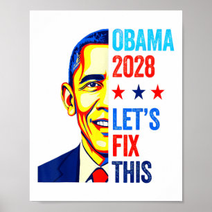 Affiche Obama Président Vintage 2028 Obama _2