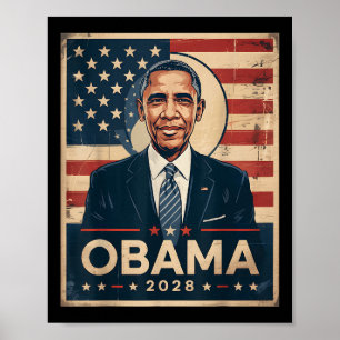 Affiche Obama Président Vintage 2028 Obama 6
