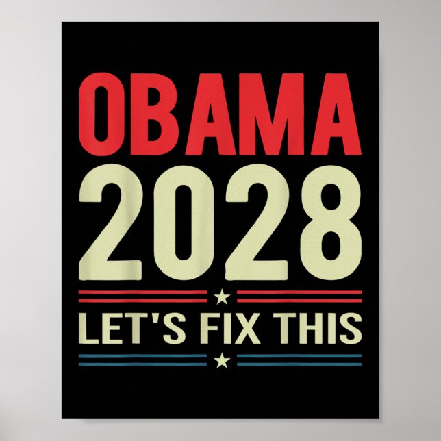 Affiche Obama Résiste À Cette Manifestation Et Sauvons Le  (Devant)