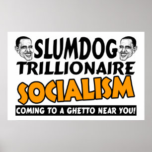 Affiche Obama : Slumdog Trillionaire