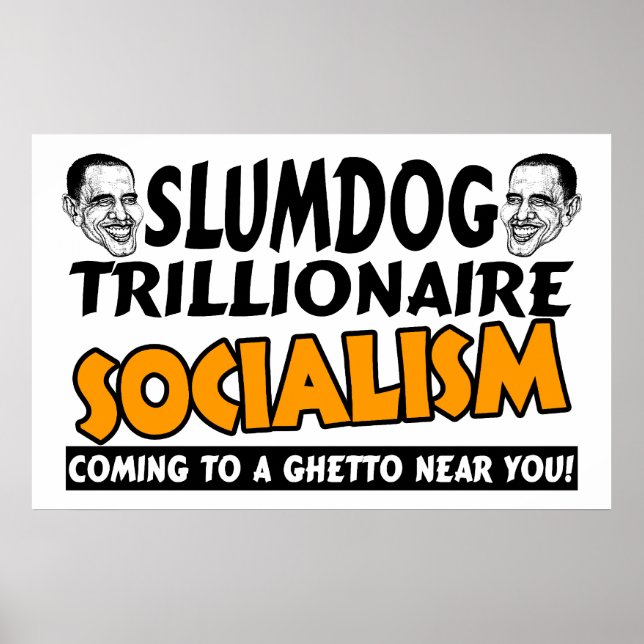 Affiche Obama : Slumdog Trillionaire (Devant)