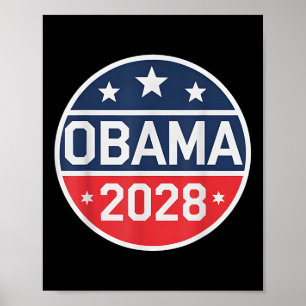 Affiche Obama Vintage rétro patriotique 2028