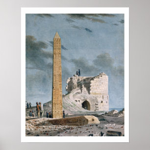 Affiche Obélisque de Cléopâtre (avec papier)