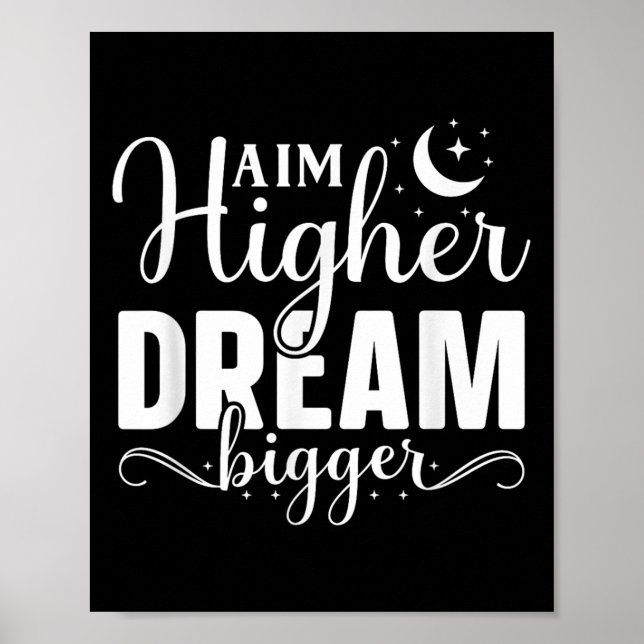 Affiche Objectif Plus Rêve Plus Grande - Motivationnelle E (Devant)
