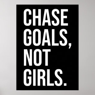 Affiche Objectifs de la chasse pas les filles - Gymnase, H