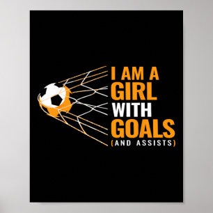 Affiche Objectifs de motivation pour femmes Cool Je suis u