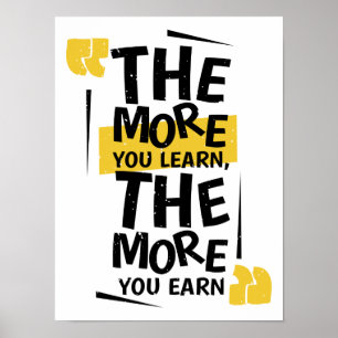 Affiche Objectifs de réussite de l'entrepreneur Rêves Moti