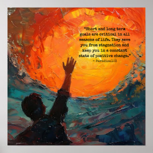 Affiche objectifs de vie (porte 1038)