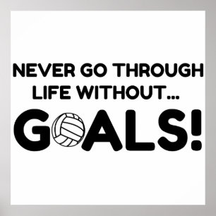 AFFICHE OBJECTIFS DE VOLLEYBALL