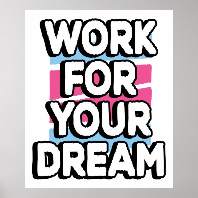 Affiche Objectifs Dreams Attitude de succès Motivation (Devant)