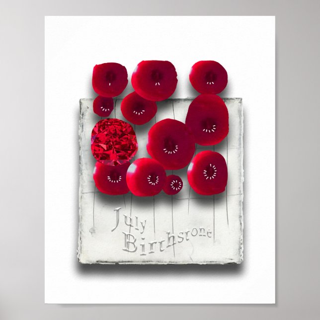 Affiche objet_4_variations sur l'affiche de tapis de rubis (Devant)