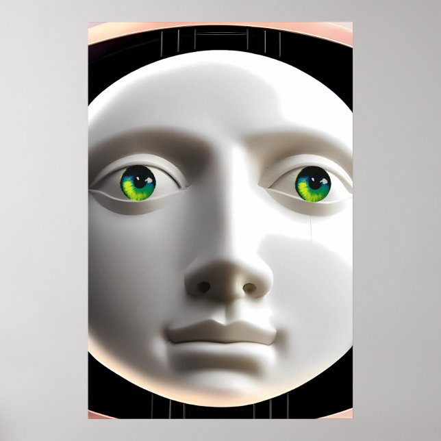 Affiche Objet d'amour au visage lunaire (Devant)