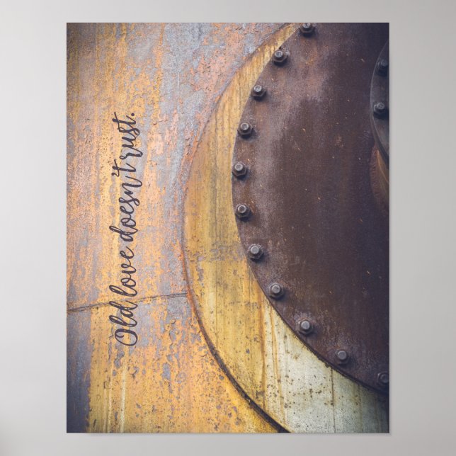 Affiche Objet en métal rouillé  (Devant)