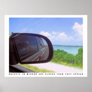 Affiche Objets dans le miroir