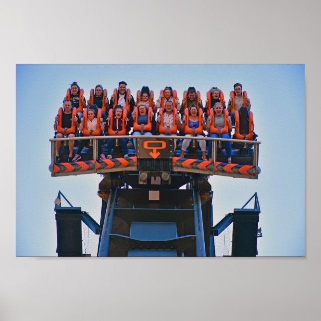 Affiche Oblivion Drop | Alton Towers Resort (Devant)