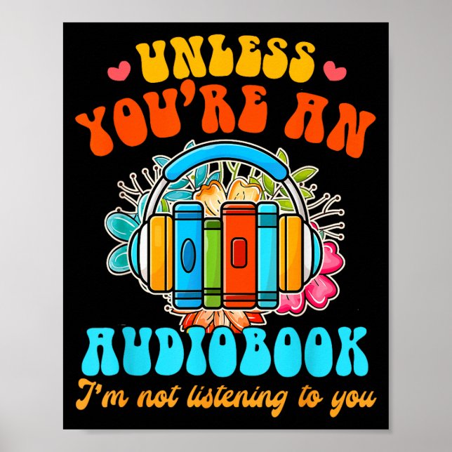 Affiche Obook Lover Funny Book Reader Unless You're An Obo (Devant)