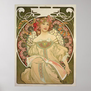 Affiche Obraz 1897 par Alfons Mucha -