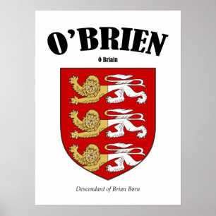 Affiche O'Brien Traduction et signification du cri de fami