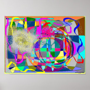 Affiche Obscurci par des couleurs - d'oeil magique