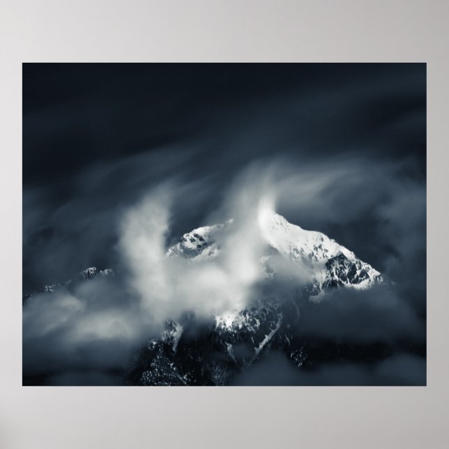 Affiche Obscurité et chaos sur la montagne (Devant)