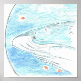 Affiche Observation des baleines