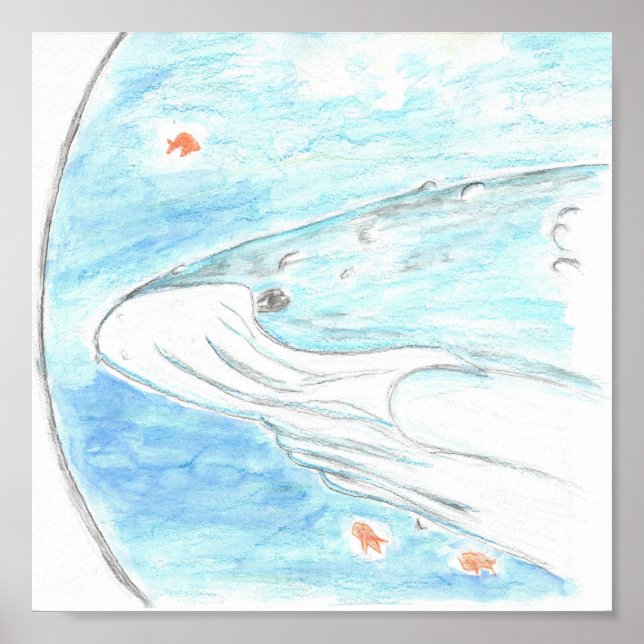 Affiche Observation des baleines (Devant)
