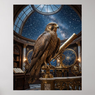 Affiche Observatoire Bronze Falcon
