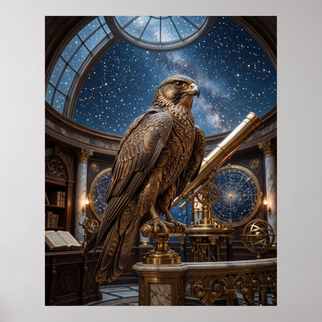 Affiche Observatoire Bronze Falcon (Devant)