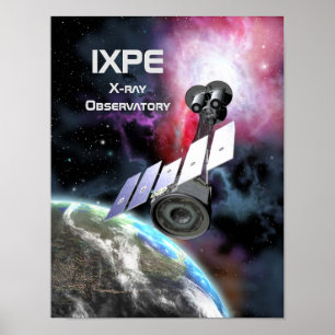 Affiche Observatoire de rayons X IXPE