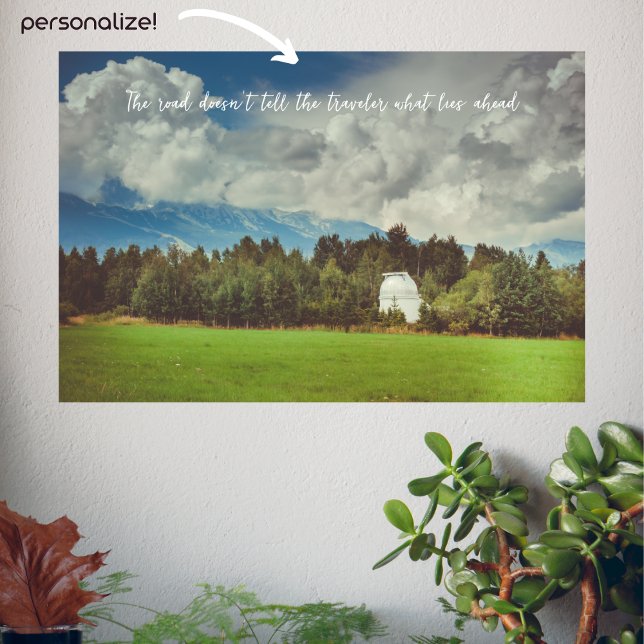 Affiche Observatoire des montagnes (Créateur téléchargé)