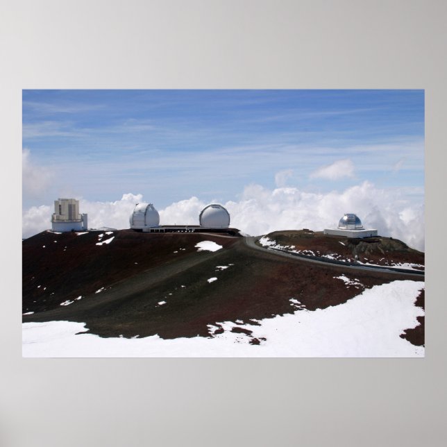 Affiche Observatoire W.M. Keck sur Mauna Kea, Hawaii (Devant)
