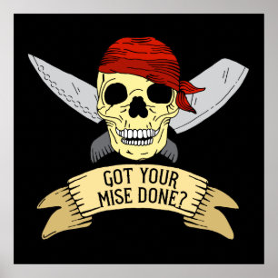 Affiche Obtenez Votre Mise Fait Funny Head Chef Citation C