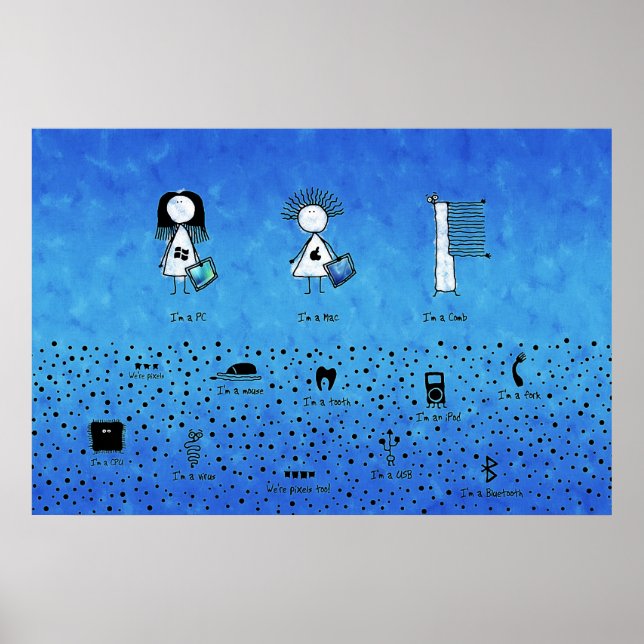 Affiche Obtenir un Mac (Devant)