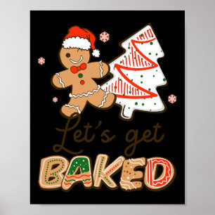 Affiche Obtenons Baked Cookies Baking Team Fun Noël