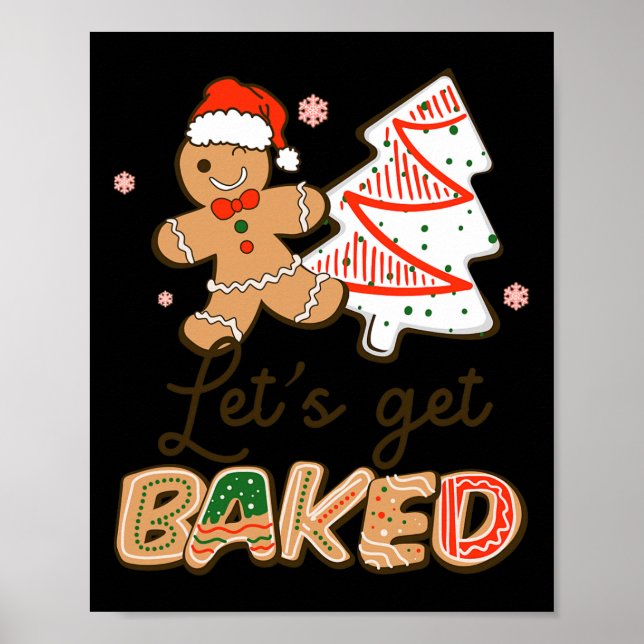 Affiche Obtenons Baked Cookies Baking Team Fun Noël (Devant)